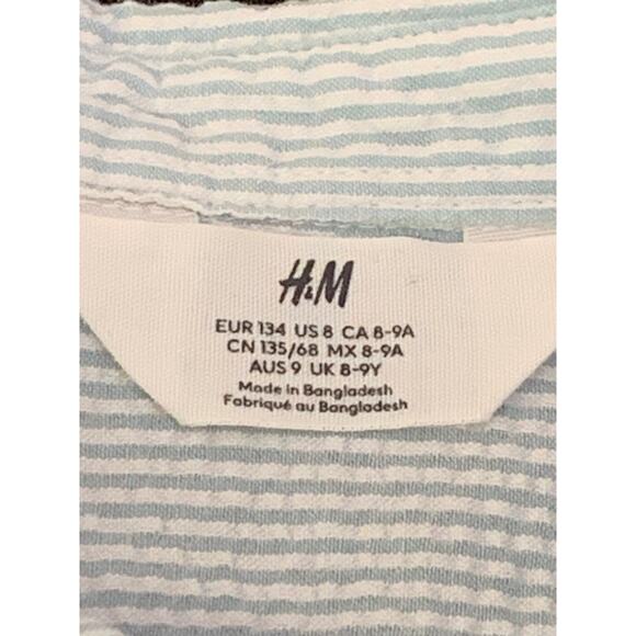 Lot of 2 Boys Shirts H&M Button Front Sz 8 Childrens Place Sweater Sz 7/8 Preppy - Picture 4 of 16